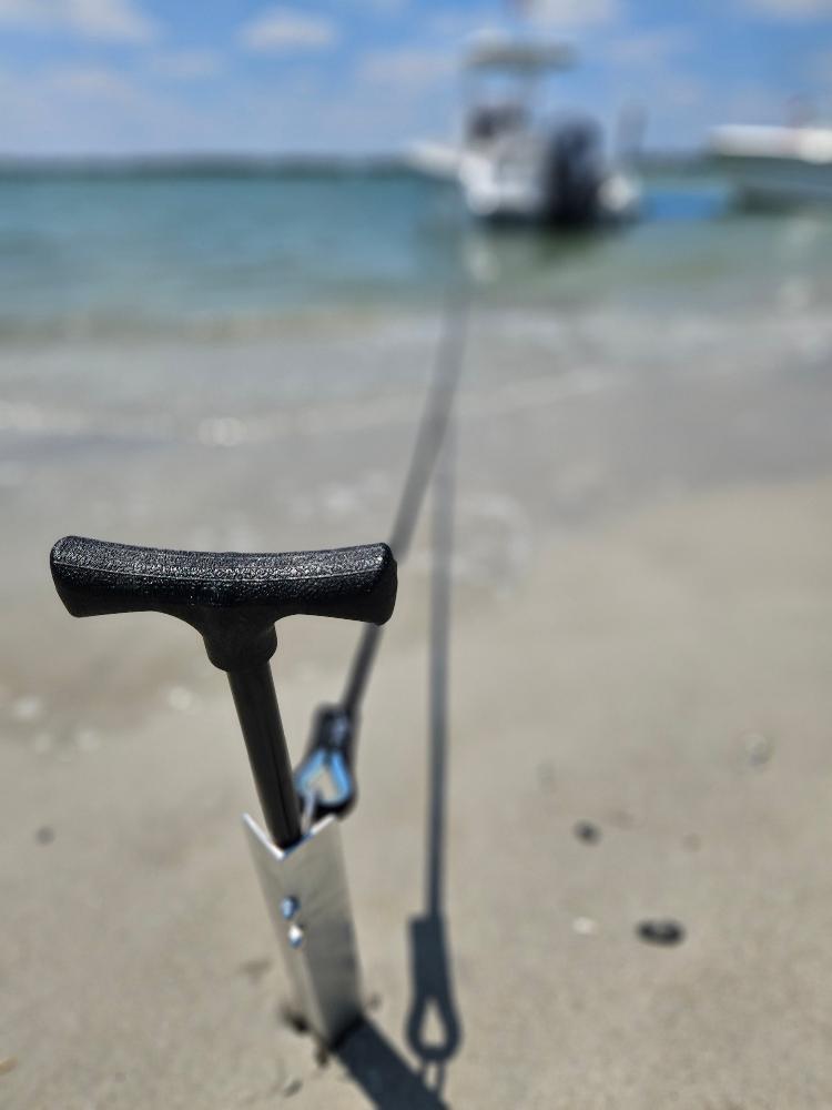 Stick It Sandbar Anchor Pins and Motor Mount System