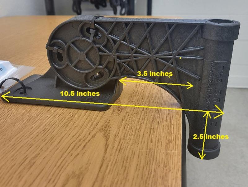 Stick It Anchor Pins Brake Mount - Replacement Arm only