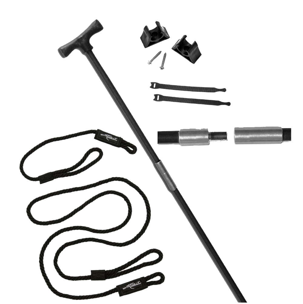 2 Piece 10' Stick It Anchor Pin with Screw Connector and Lanyard System