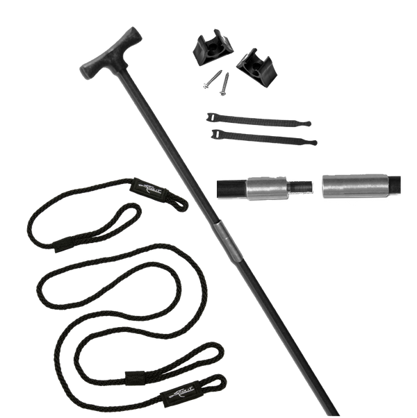 2 Piece 10' Stick It Anchor Pin with Screw Connector and Lanyard System