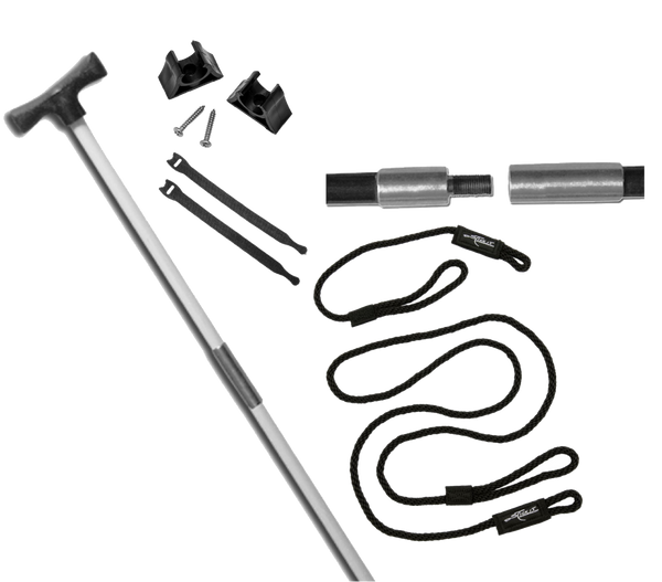 2 Piece 10' Stick It Anchor Pin with Screw Connector and Lanyard System